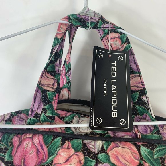 TED LAPIDUS Paris Floral Makeup Cosmetic Bag - Picture 2 of 7